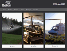 Tablet Screenshot of outbackhelicopters.co.nz